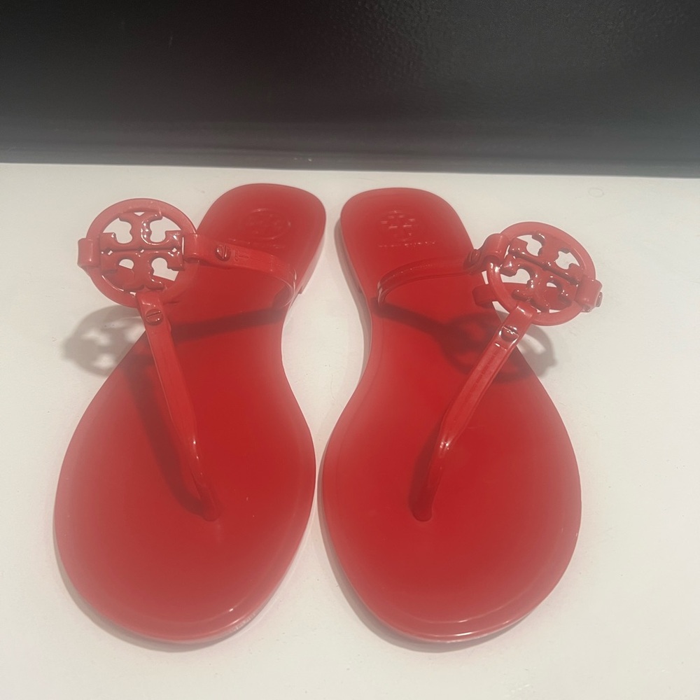 Tory Burch Mini Miller Jelly Thong Sandals